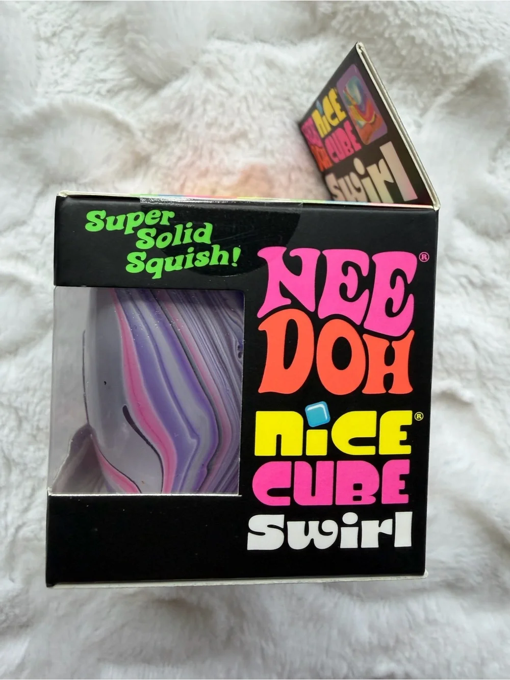 💗💜✨ **NIB – RARE NEEDOH NICE CUBE SWIRL PINK & PURPLE!** ✨💜💗